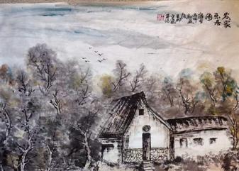 品读王邦定先生画...